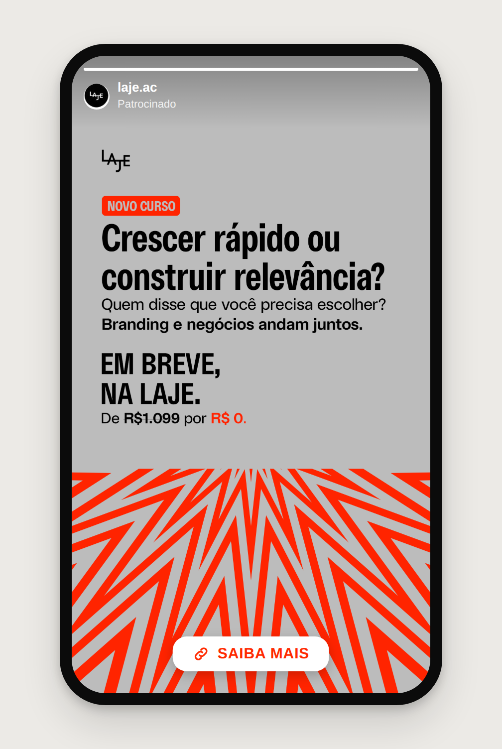 Story Crescer rápido ou construir relevância?