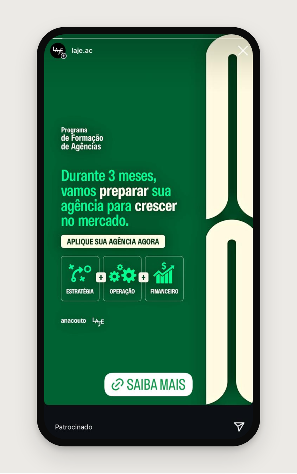 Story Durante 3 meses, vamos preparar sua agência para crescer