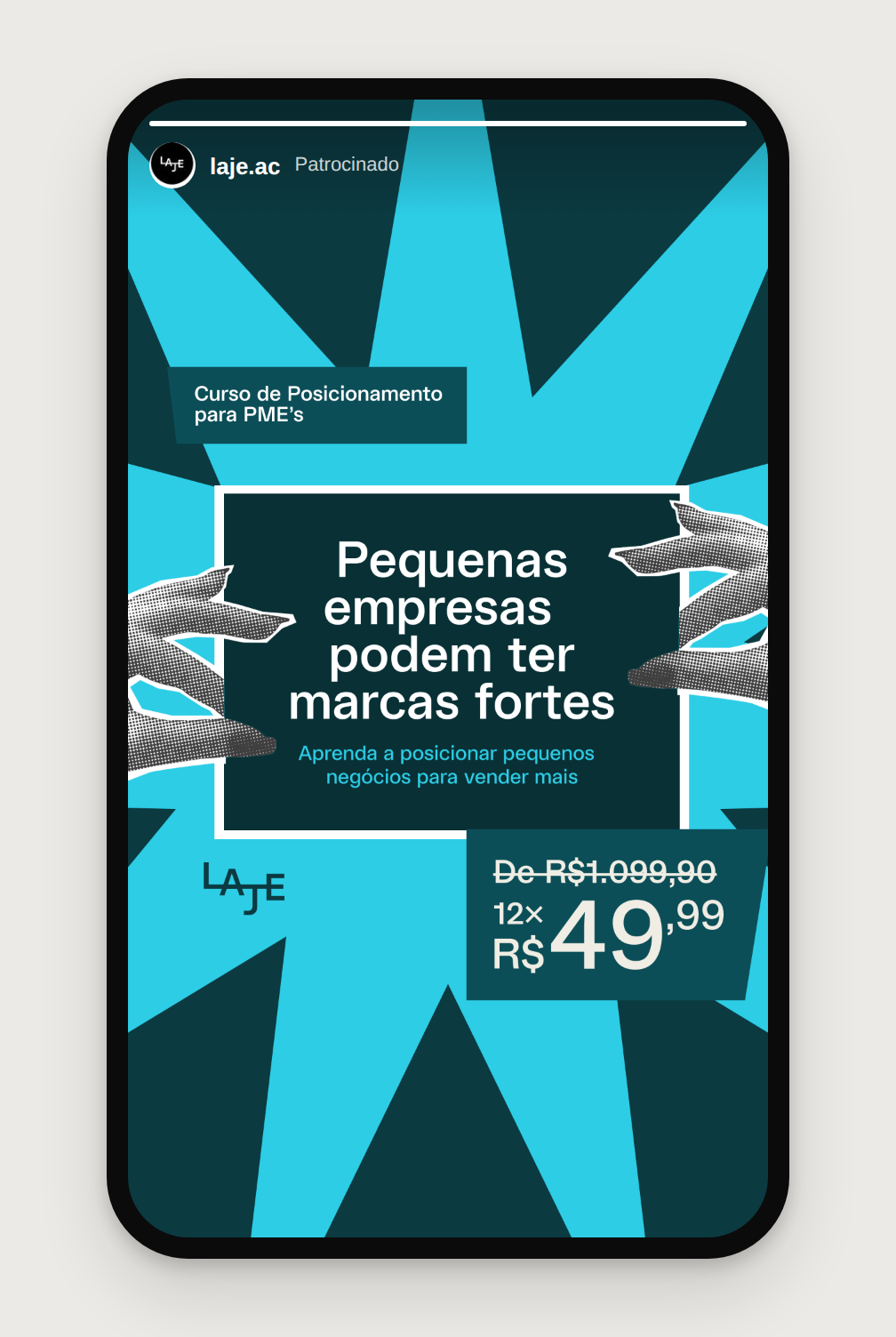 Story do curso Posicionamento para PMEs